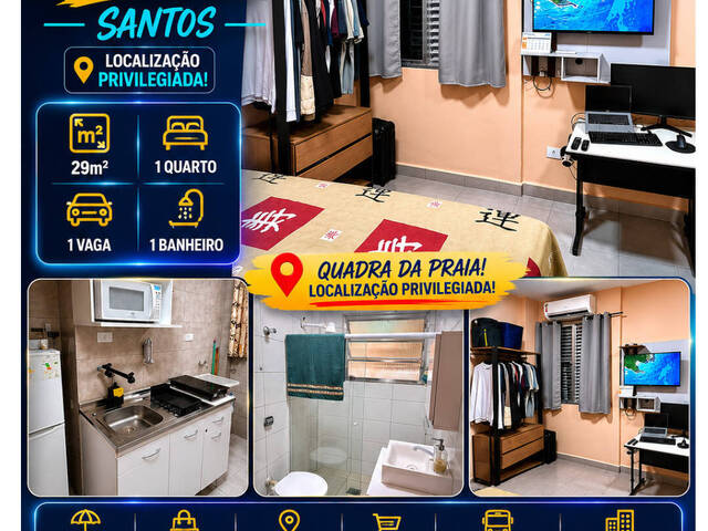#2020 - Apartamento para Venda em Santos - SP